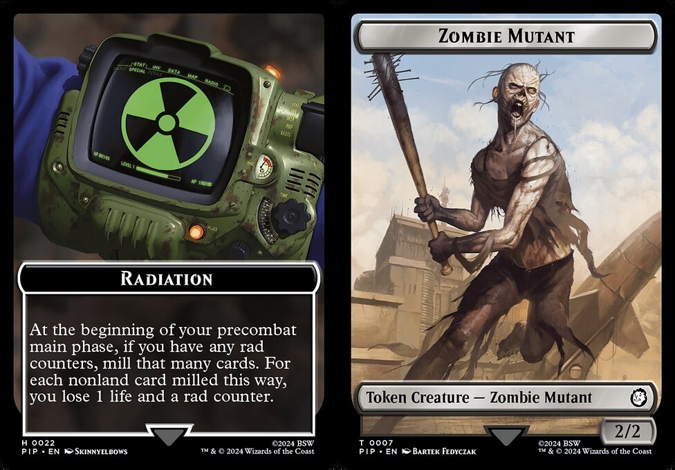 self damage cards mtg Radiation // Thopter Double-Sided Token [Fallout Tokens] – Media Reload