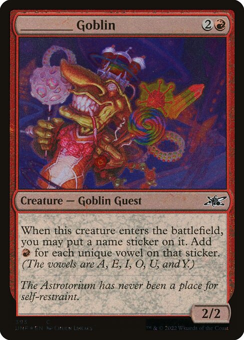 MTG　ギャラクシーfoil英語　4枚　________ Goblin　UNF _____ Goblin - Galaxy Foil - Magic Stronghold Games