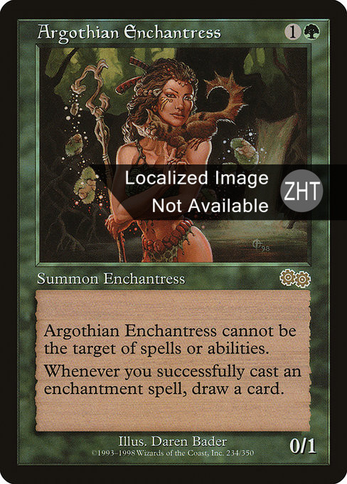 Argothian Enchantress (ZHT) - LaughingDragonMTG