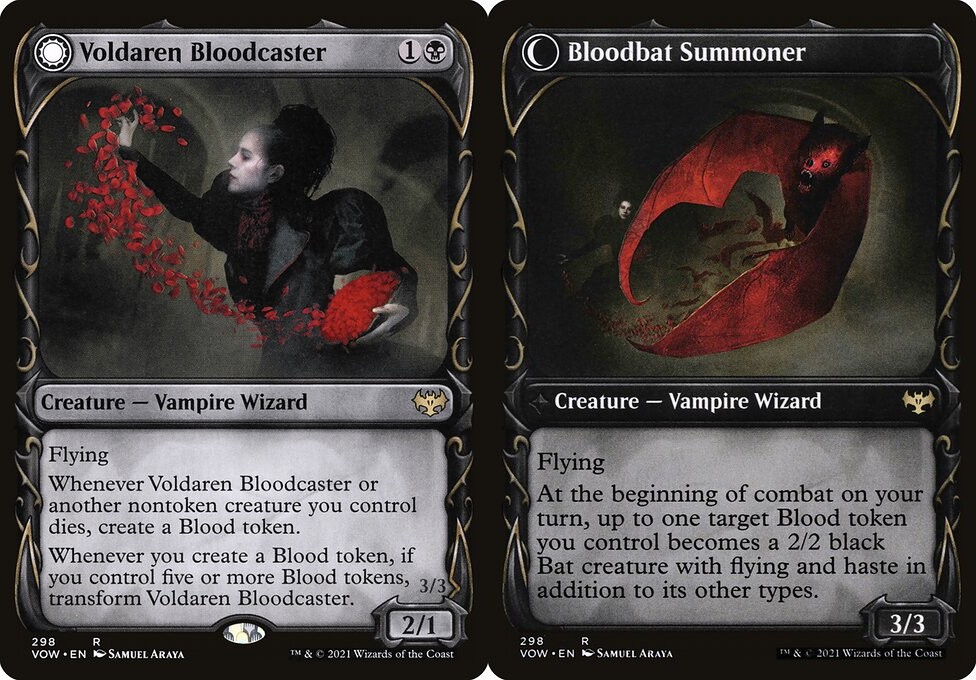 Magic: The Gathering - Voldaren Bloodcaster // Bloodbat Summoner (137
