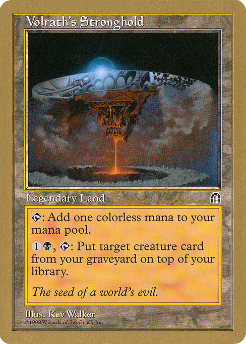 マジック：ザ・ギャザリング - MTG  Volrath&#39;s Stronghold Volrath's Stronghold · Stronghold (STH) #143 · Scryfall