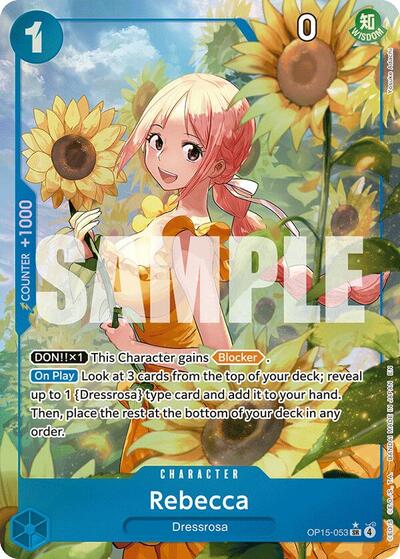 Rebecca (OP15-053) (Alternate Art) - Foil - Heavy J's Card House