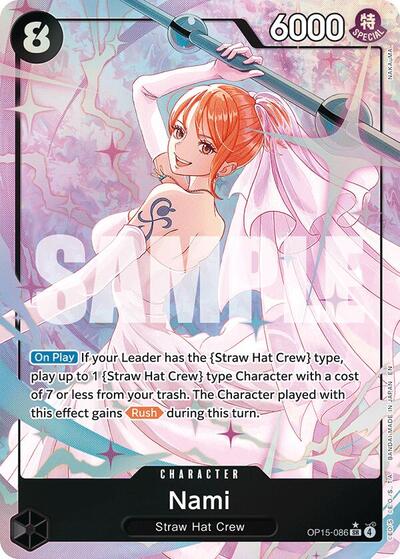 Nami (OP15-086) (Alternate Art) - Foil - Heavy J's Card House