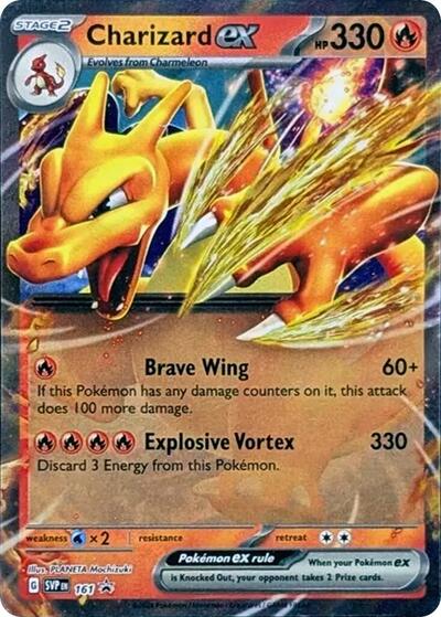 Charizard ex (#161) - Holofoil - Bill & Ogre's Games