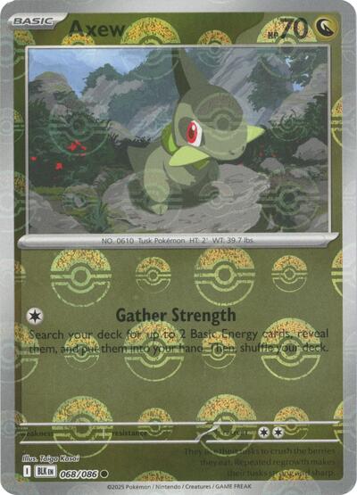 Axew (Poke Ball Pattern, #068/086) - Holofoil - Cerberus Gaming Corp