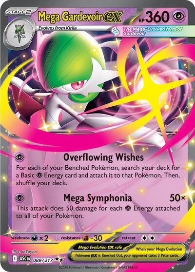 Mega Gardevoir ex (#089/217) - Holofoil - Azathoth's Emporium LLC