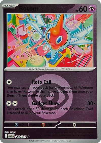 rotom pokemon cards Rotom - 061/191 - Surging Sparks main image 0
