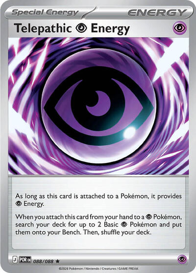 Telepathic Psychic Energy (#088/088) - Holofoil - Prisma Games Telepathic Psychic Energy (#088/088) - Holofoil - Prisma Games