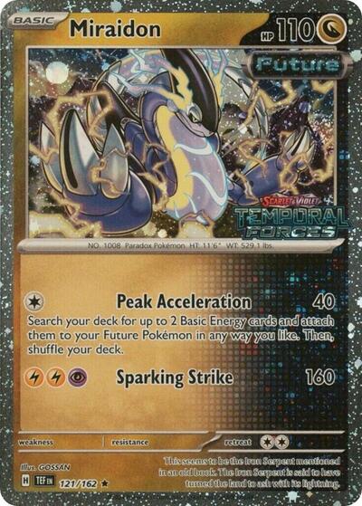 Miraidon (Cosmos Holo, #121/162) - Holofoil - Bill & Ogre's Games