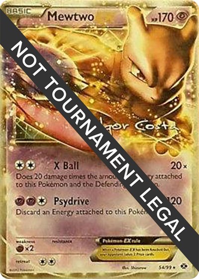 Mewtwo EX - 2012 (Igor Costa, #54/99) - Bill & Ogre's Games