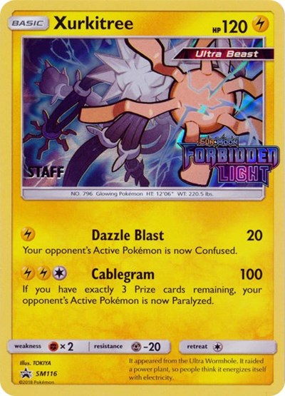 Xurkitree (Prerelease) [Staff] (#SM116) - Holofoil - Paragon City Games