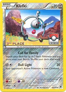 pokemon card klefki - 66/119 (Pokemon League) [3rd Place] (#066/119) - Reverse Holofoil Card Number / Rarity Klefki | Perfect Order |