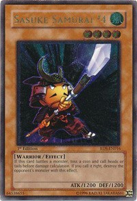 sasuke yugioh card YuGiOh Soul of the Duelist Rare Ninja Grandmaster Sasuke SOD-EN019