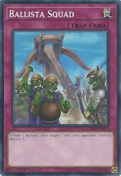 yugioh goblin trap card Ballista Squad - Unlimited