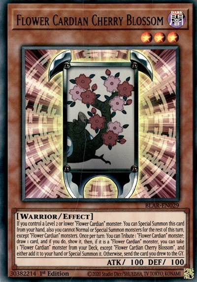 flower cardian deck yugioh Flower Cardian Cherry Blossom - 1st Edition